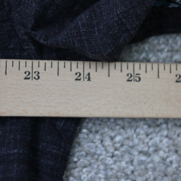 Vissla Waikikooks Shirt Mens XL Black/Blue Beach Print Cotton/Viscose S/S Button - Picture 12 of 14